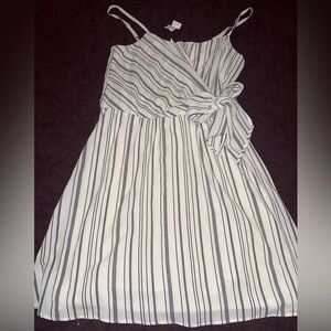Maurices Black and White Striped Dress